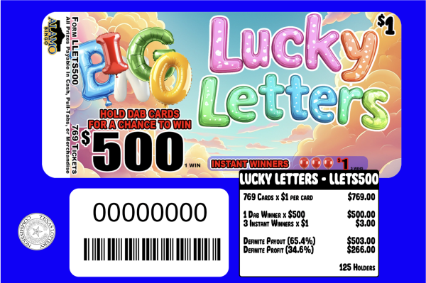 ALAMO: Lucky Letters (769 Ct)
